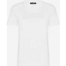 Dolce & Gabbana Femme T-shirts Dolce & Gabbana Jersey T-Shirt Woman White