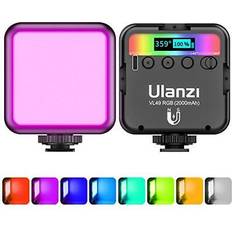 Ulanzi Video licht rgb, vl49 led videoleuchte mit 2000 mah akku, kamera licht klein Neutral