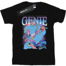 Aladdin Genie Montage Cotton Boyfriend T-Shirt Black