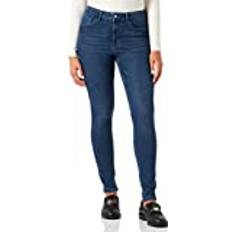 Cuero - Mujer Pantalones vaqueros Vila Damen Jeans VISKINNIE IT RW MBD blue XS/32