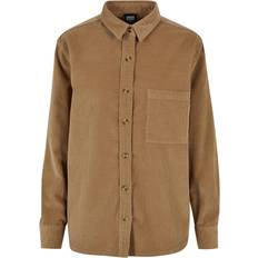 Corduroy - Women Tops Urban Classics Corduroy Oversized Shirt - Warmsand