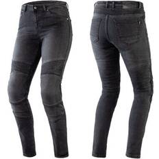 Agness Ladies Motorcycle Aramid Riding Jeans - Washed Black