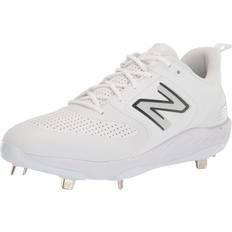 Baseball Shoes New Balance Men's Fresh Foam X 3000 V6 Metal Baseball Shoe, White/Castlerock