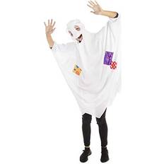 na Spooky Ghost Halloween Costume Classic One Sheet Outfits for Adults