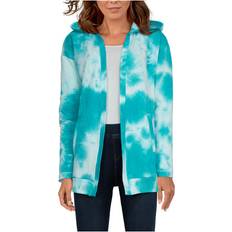 Natural - Women Cardigans Natural Reflections Natural Reflections Tie-Dye Long-Sleeve Cardigan for Ladies Baltic