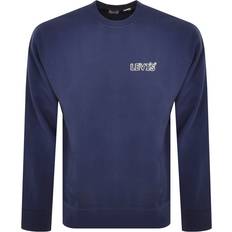 Levi's Man Jumpers Levi's Relaxed Graphic Sweatshirt Navy