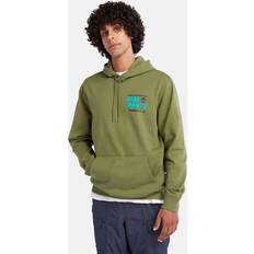 Timberland Herren Pullover Timberland All Gender Lb Hoodie Mit Outdoor-grafik In Dunkelgrün Grün Unisex, Größe Grün