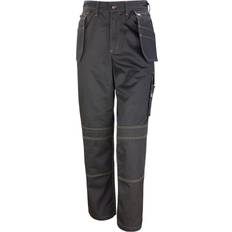 Result Work-Guard Lite X-Over Holster Workwear Trousers Breathable And Windproof Black