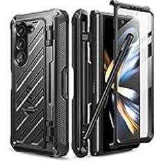 Supcase Unicorn Beetle Pro Case for Galaxy Z Fold 5 5G (2023) with Built-in S Pen Slot & Screen Protector & Kickstand Full-Body Dual Layer Rugged