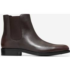 Chelsea Boots Cole Haan Washington Grand Laser Chelsea Boot Dark Chocolate-Black