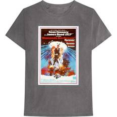 James Bond 007 Diamonds Are Forever Cotton T-Shirt Charcoal