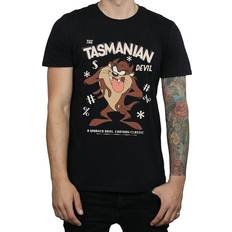 Looney Tunes Tasmanian Devil Vintage Cotton T-Shirt Black