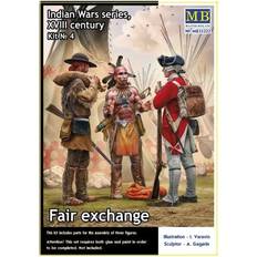 Scale Models & Model Kits Masterbox MAS35222 Masterbox 1:35 Indian War Series Kit No.4 Fair Exchange