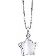 Platinum Charms & Pendants D For Diamond Children's Star Locket Pendant P5361