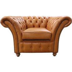 Brown Armchairs Old English Buckskin Brown Armchair 75cm