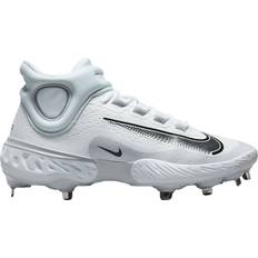 Nike Honkbalschoenen Nike Alpha Huarache Elite 4 Mid - White/Black/Wolf Grey