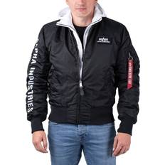 Alpha Industries Jackor Alpha Industries MA-1 D-Tec SE Bomberjacka för män Black/White