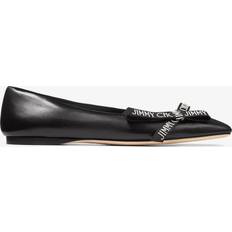 Leather Ballerinas Jimmy Choo Veda Ballerina Black