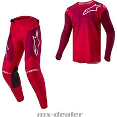 Alpinestars Racer Hoen Crossbyxor - Mars Röd/Vinröd