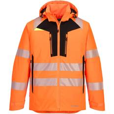 EN 343 Work Jackets Portwest DX4 Hi-Vis Winter Jacket Orange/Black