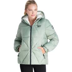 Reebok Women Outerwear Reebok Womens Quilted Insulated Puffer Jacket