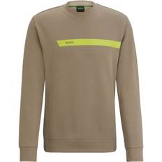 HUGO BOSS Tops HUGO BOSS Cotton-blend sweatshirt with graphic stripe