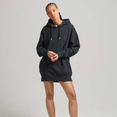 Robe t-shirt Robes Superdry Robe Sweat en Coton Bio Femme - Bleu