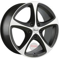 20" Car Rims CMS c12 diamant schwarz matt 9x20 et 40 lk 5 120 alufelgen 20