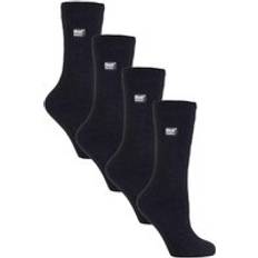 Heat Holders Womens Ultra Lite Pair Multipack Ladies Thermal Socks Black