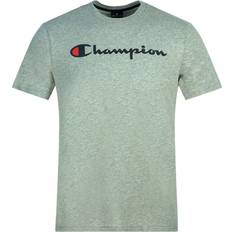 Champion T-shirts Champion Classic Script Logo Grey T-Shirt