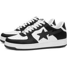 Bape Shoes Bape Black & White STA #1 Sneakers Black