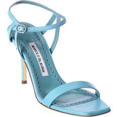 Manolo Blahnik Laced Shoes Manolo Blahnik Elvira Leather Sandal