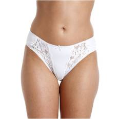 Camille Knickers Camille White, L Womens Pack Floral Lace Mesh Briefs