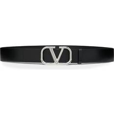 Valentino Garavani Black VLogo Signature Belt