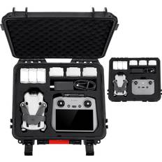 Migitec Waterproof Hard Carrying Case Compatible with DJI Mini 4 Pro Fly More Combo, Travel Bag Fits DJI RC 2/ RC-N2 and More Drone Accessories, also Compatible with DJI Mini 3 Pro/Mini 3