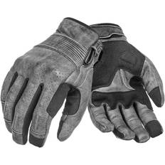 Pando Moto Onyx Black Guantes, gris, tamaño para hombre