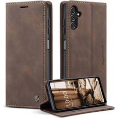 CaseMe Plånboksfodral Samsung Galaxy A14 Coffee