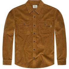 Bronze - Men Tops Vintage Industries Brix Shirt, brown