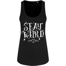 Grindstore Ladies/Womens Stay Weird Floaty Tank Large UK 12-14 Black