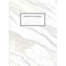 Office Supplies Composition Notebook White Marble, College Ruled, Ocean Office & School Essentials