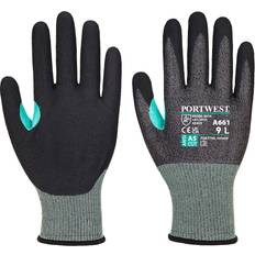 XS Gants Jetables Portwest Gant Anti Coupure Mousse Nitrile - Noir