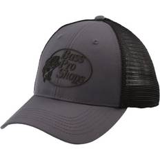 Bass Pro Shops M Caps Bass Pro Shops Logo Flex Cap Charcoal/Black SM/M