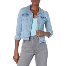 Guess Women Jackets Guess Eco Sexy Trucker Jacket Blue