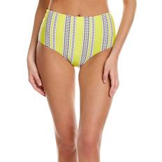 Yellow Bikini Bottoms Lemlem Amira High-Waist Bikini Bottom