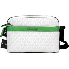 Michael Kors Cooper Utility Crossbody Bag - Bright White Palm