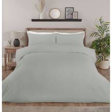 Divante Belgravia Waffle Duvet Cover Grey