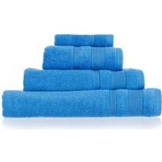 Fiber Towels Allure Zero Twist Cotton Bath Towel Blue