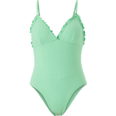 Vero Moda Baddräkter Vero Moda Baddräkt vmFlow Swimsuit Grön