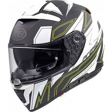 Premier Devil EL, integral helmet kleur: matzwart/witte/geel maat: