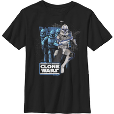 Shirtinator Star Wars The Clone Wars Clone Captain Rex Rex Trooper Kinder T-Shirt Schwarz 9-11 Jahre